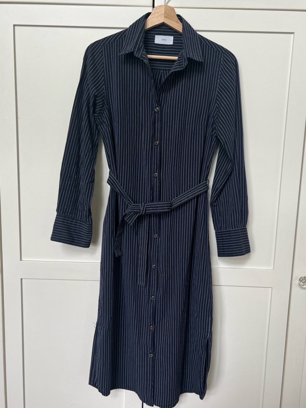 KOTN pinstripe midi shirt dress - XS